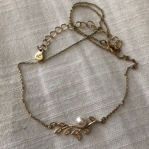 Lauren Conrad Stem & Leaf Necklace